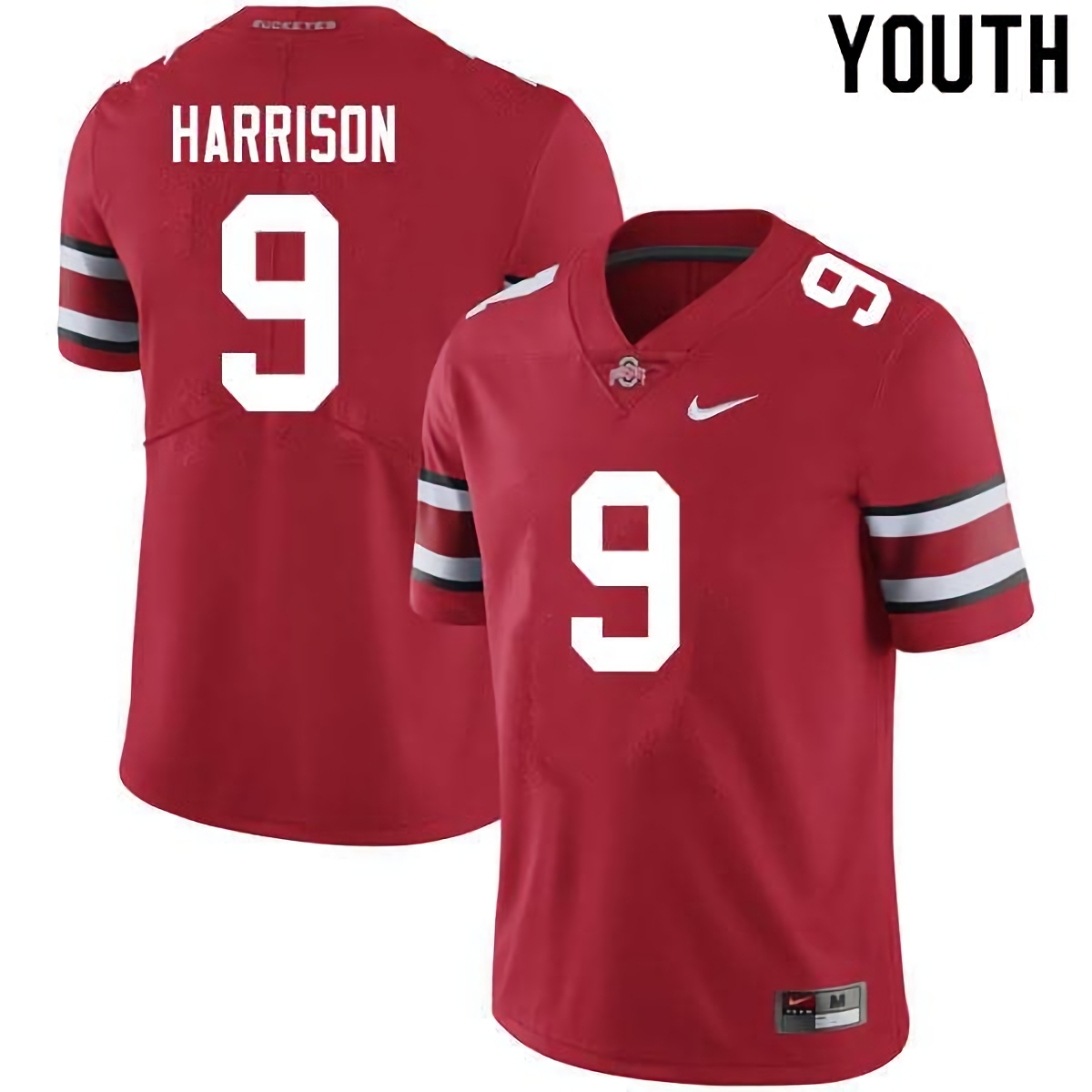 Zach Harrison Ohio State Buckeyes Youth NCAA #9 Nike Scarlet College Stitched Football Jersey URK5556KH